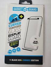 Gadget Guard Black Ice + Cornice Edition Tempered Glass Screen for LG G8 - Clear