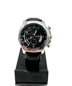 RARE Brooks Brothers Stainless Steel Watch Chronograph Runs And Stops 06787 - Picture 1 of 4