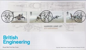 2019 - British Engineering Mini Sheet FDC - Kingston upon Thames Pmk - Post Free - Picture 1 of 2