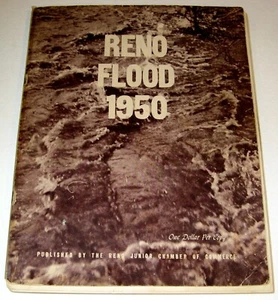 RENO NEVADA 1950 FLOOD PHOTOGRAPHIC BOOK from JUNIOR CHAMBER OF COMMERCE - Picture 1 of 5