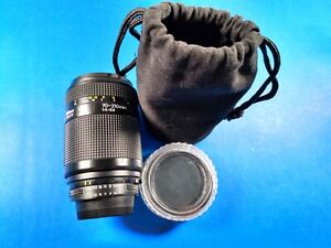Objectif zoom Nikon AF Nikkor 70-210 mm f/4-5,6 avec sac de transport, 2 x objectif et embouts !