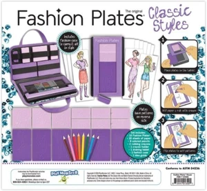 Fashion Plates CLASSIC Styles - Fashion Design Set- Mix and Match Drawing Kit