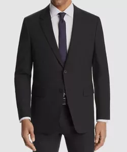 Theory Men's Black Wool Notch Lapel Two-Button Chambers Jacket Suit Size 40R - Picture 1 of 5