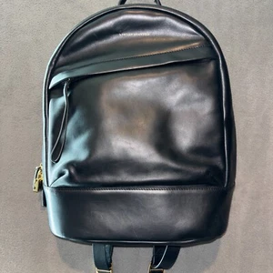 Zaino Want Les Essentiels piccolo in pelle nera - Foto 1 di 11