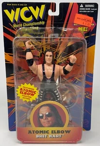 1998 OSTM ORIGINAL SAN FRANCISCO TOY MAKERS WCW BRET HART SKULL LOGO MOC 6.5” - Picture 1 of 2