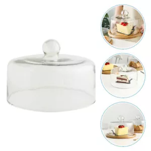 Cake Platter Cake Dome Tray Smoking Bowl Dessert Table Display Set Glass Dome - Picture 1 of 12