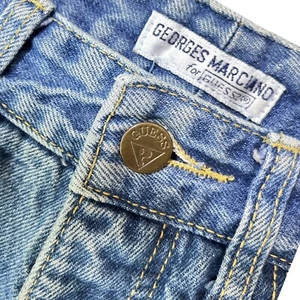 Vintage Guess Made in USA Denim Shorts High Rise - Picture 1 of 8