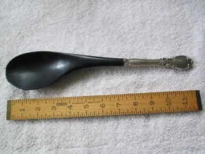 Beautiful 12" Serving Spoon - Sterling, Ebony - Crafsman-Made - Fine - Picture 1 of 6