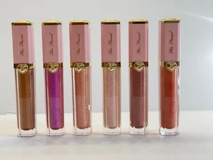 Too Faced Rich & Dazzling High-Shine Sparkling Lip Gloss~BNWB~FAST FREE SHIPPING - Picture 1 of 8