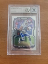 Signed Jonathan Taylor Rookie Card