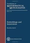 Embeddings and Immersions Translations of Mathemat