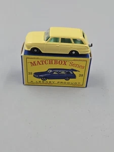 Vintage Matchbox Lesney #38B Vauxhall Victor Estate Car Yello With Green... - Picture 1 of 17