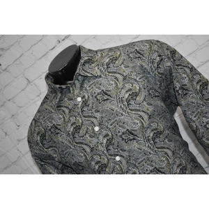 Camisa de vestir Kilburne Finch para hombre talla 2XL XXL gris cachemira algodón manga larga - Imagen 1 de 6