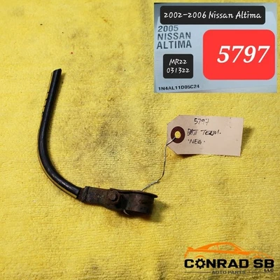 ⭐⭐CABLE TIERRA BATERÍA NISSAN ALTIMA 2002-2006 FABRICANTE ORIGINAL⭐⭐ Foto 1 de 2