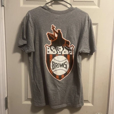 St Louis Browns Shirt Mens M Short Sleeve ‘47 Brand Classic STL Cards Logo - Image 1 of 4