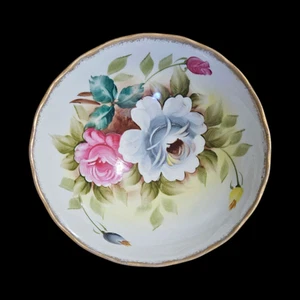 Vintage Lenwile Ardalt 3 Footed Floral Candy Dish 6200N 5.5" Diameter 3.75" Tall - Picture 1 of 7