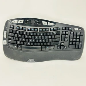 Logitech K350 Y-RBN90 Tastiera ergonomica wireless comfort onda NO dongle - Foto 1 di 5