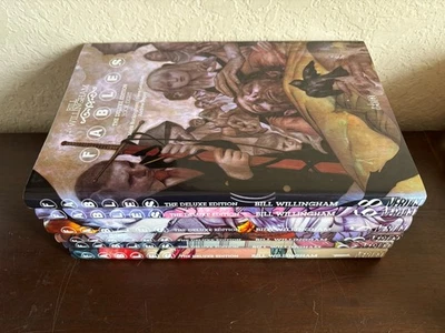 Fables HC LOT DELUXE NM VERTIGO HARDCOVER SET Book VOL 1 2 3 5 6 8 (6 Books) - Image 1 of 4