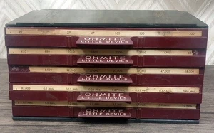 Vintage OHMITE "Little Devils" Widerstandsgehäuse Bakelit mit Widerständen - Bild 1 von 5