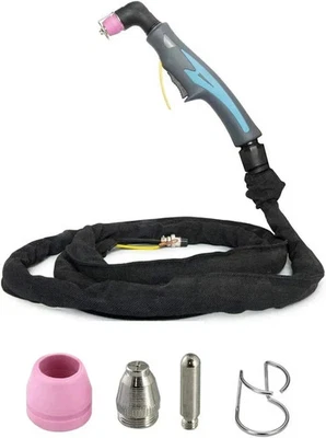 AG60 Plasma Cutter Gun Set HF Arc 10ft/16Ft/23ft Cable Fit CUT55/65 Precise Cuts - Image 1 of 4