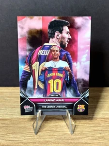 2025 Topps Now #002 Lamine Yamal Lionel Messi Legacy - Picture 1 of 2
