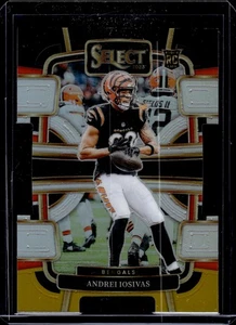 2023 Panini Select Concourse Andrei Iosivas #21 Black & Gold Die-Cut Prizm RC - Picture 1 of 2