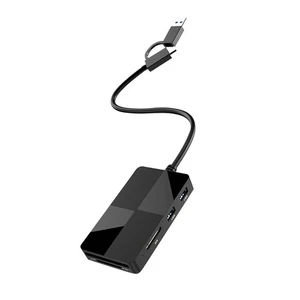 8-IN-1 USB Type-C USB Memory Card Reader Adapter for SD TF MS CF XD Memory Card - Picture 1 of 15