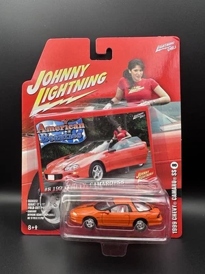 Johnny Lightning (2006) American Beauties 1999 Chevy Camaro SS 1:64 Car & Poster - Image 1 of 2