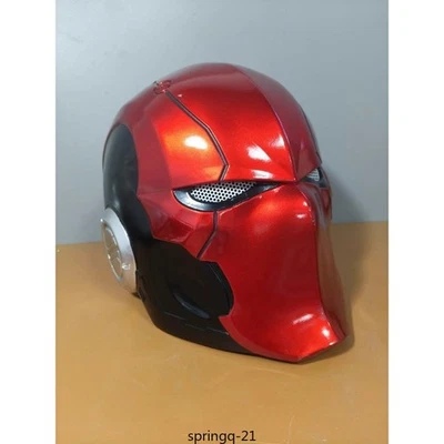 Red Hood Batman Helmet Full Face Mask Handmade Cosplay Props Christmas Gift - Image 1 of 4