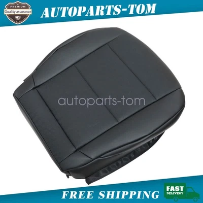 Cubierta de asiento de cuero inferior del lado del pasajero negra para Mercedes Benz C230 2005-2007 Foto 1 de 4