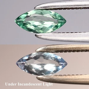 💎 0.21ct 6x2.8mm VS Marquise Natural Green Alexandrite - Russia Gemstone - Picture 1 of 6