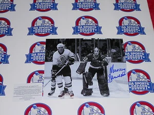 Foto firmada por Murray Bannerman 8x10 Chicago Blackhawks 5 - Imagen 1 de 1