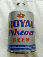 12oz Royal Pilsener IRTP Crowntainer Cone Top Beer Can Koller Chicago Illinois