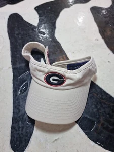 Bulldogs Cream Sun Golf Visor - Picture 1 of 3