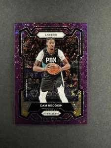 Cam Reddish 2023-24 Panini Prizm Purple Disco /75 #230 Lakers - Picture 1 of 2