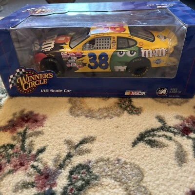 ELLIOTT SADLER #38 M&M's NASCAR Winners Circle 1:18 Scale Die Cast Race Car - Image 1 of 4