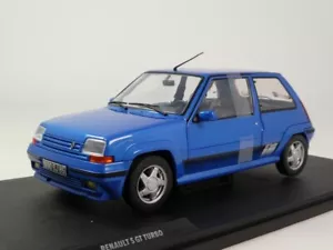 Solido Renault Super 5 GT Turbo MK2 bleu lumiere 1989 1/18 S1810003 - Foto 1 di 4