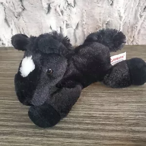 Peluche Aurora Mini Flopsie Beau il Cavallo Stallone Nero 8" MORBIDO Peluche - Foto 1 di 6