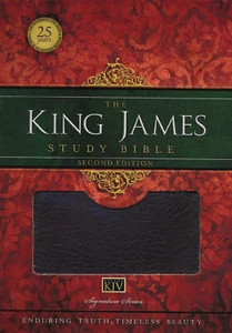 King James Study Bible 2nd Ed Bonded Leather Burgundy BRAND NEW in Shrink Wrap! - Imagen 1 de 5