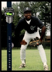 1992 Classic Draft Picks Marquis Riley California Angels #48
