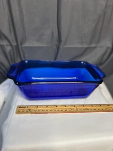 Anchor Hocking Kobaltblau Laibschale Pfanne 1,5 Quart 9" x 5" - Bild 1 von 7