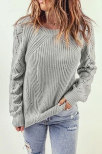 New Gray Sweater pick S M L XL 2X - Picture 1 of 1
