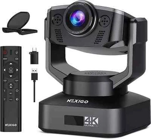Webcam Video Conference Zoom Certified, NexiGo N990 (Gen 2) 4K PTZ Camera System - Picture 1 of 7