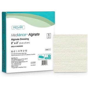 MedVance TM Alginat - Calciumalginatverband 2"x2", Box mit 5 Verbänden - Bild 1 von 5