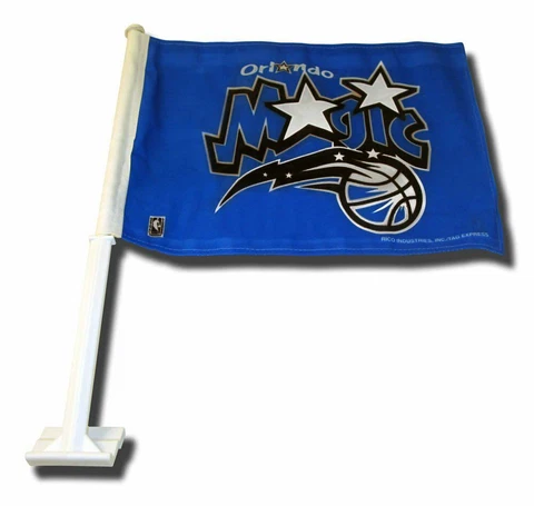 Orlando Magic Flag Car Auto Window 15" x 11" Cover