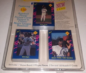 Classic Major League Baseball 1990 Board Game 150 Baseball Player Picture Cards - Picture 1 of 4