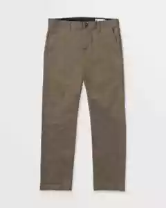 Volcom Frickin Modern Stretch Mens Pants - Mushroom 36 X 32 NWT $65 - Picture 1 of 8