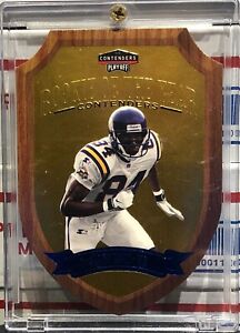 1998 PLAYOFF CONTENDERS RANDY MOSS, #7, ROOKIE OF THE YEAR, ROOKIE, HALL OF FAME
