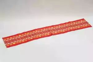 Vintage 60s Swedish Christmas Table Runner Retro Mid Cottagecore Farmhouse - Picture 1 of 8