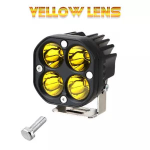 2PCS 3inch Motorcycle LED Work Light 3500K Spot Fog Lamp For Pickup Cab SUV ATV - Picture 1 of 7
